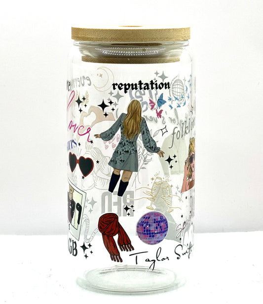 Storyteller Glass Cup w/ Lid