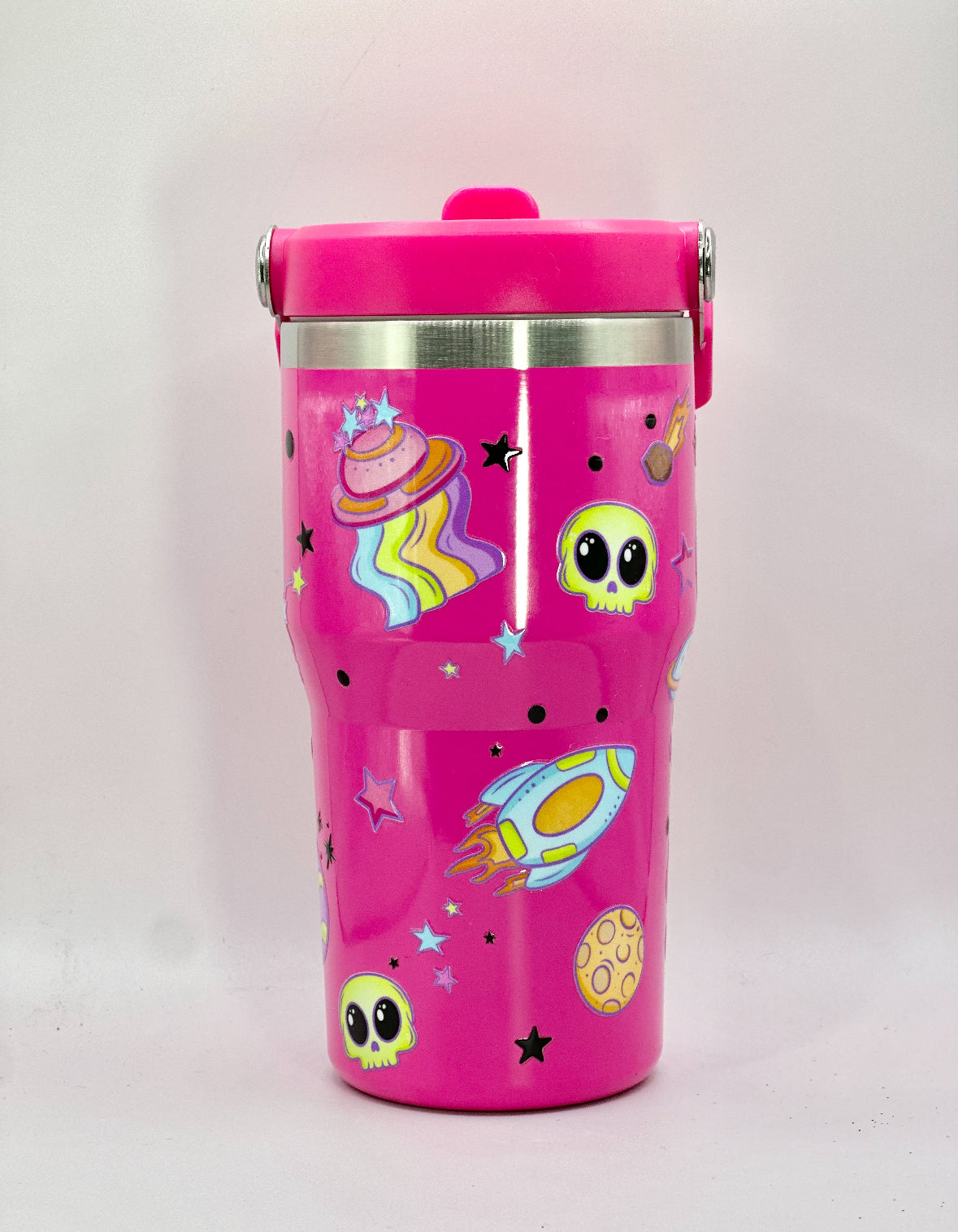 Alien Invasion - Flip Straw Tumbler