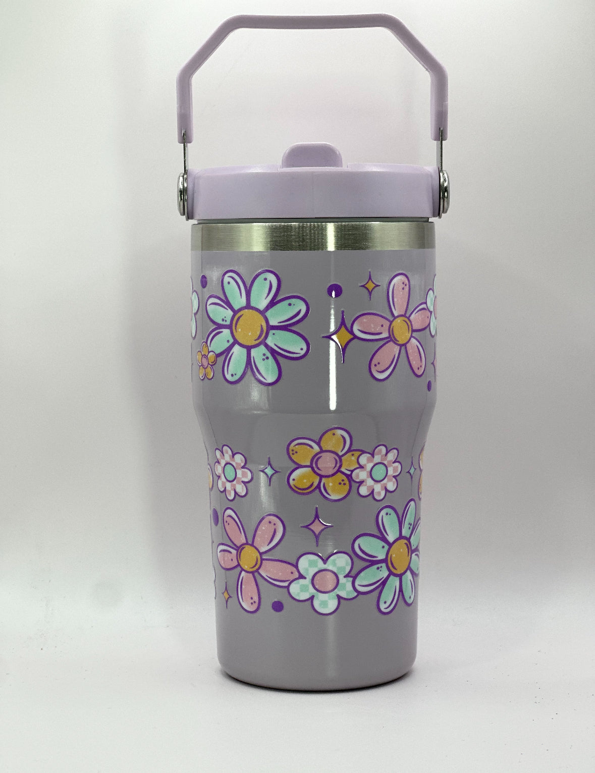 Flower Power - Flip Straw Tumbler