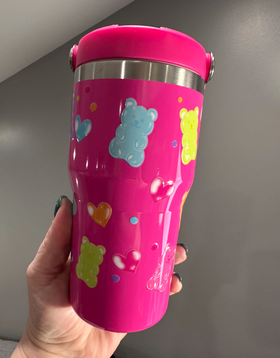 Gummy Bear Explosion - Flip Straw Tumbler