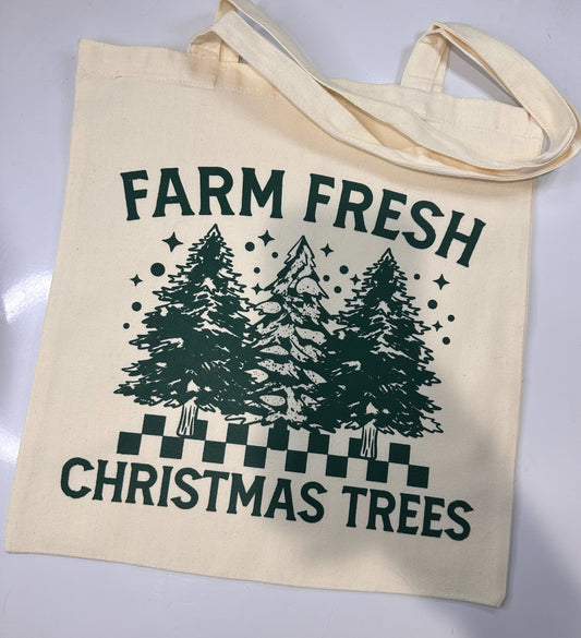Farm Fresh Christmas Trees Tote