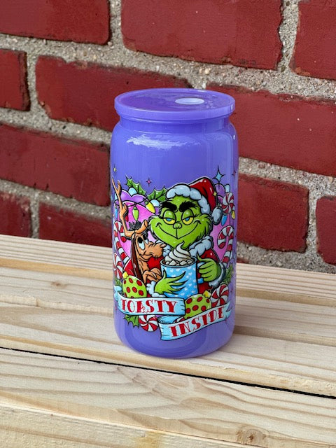 Mr. Cranky Pants Frosty & Festive Acrylic Cup w/ Lid