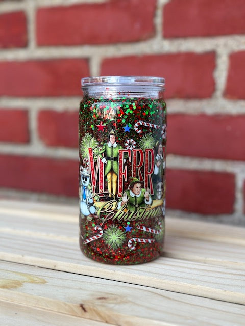 It’s Santa Snow Globe Cup w/ Lid
