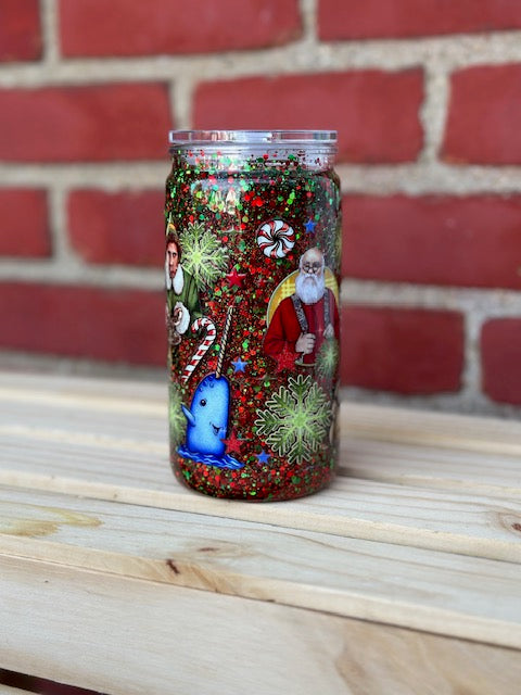 It’s Santa Snow Globe Cup w/ Lid