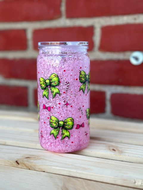 Merry & Mischievous Snow Globe Cup w/ Lid