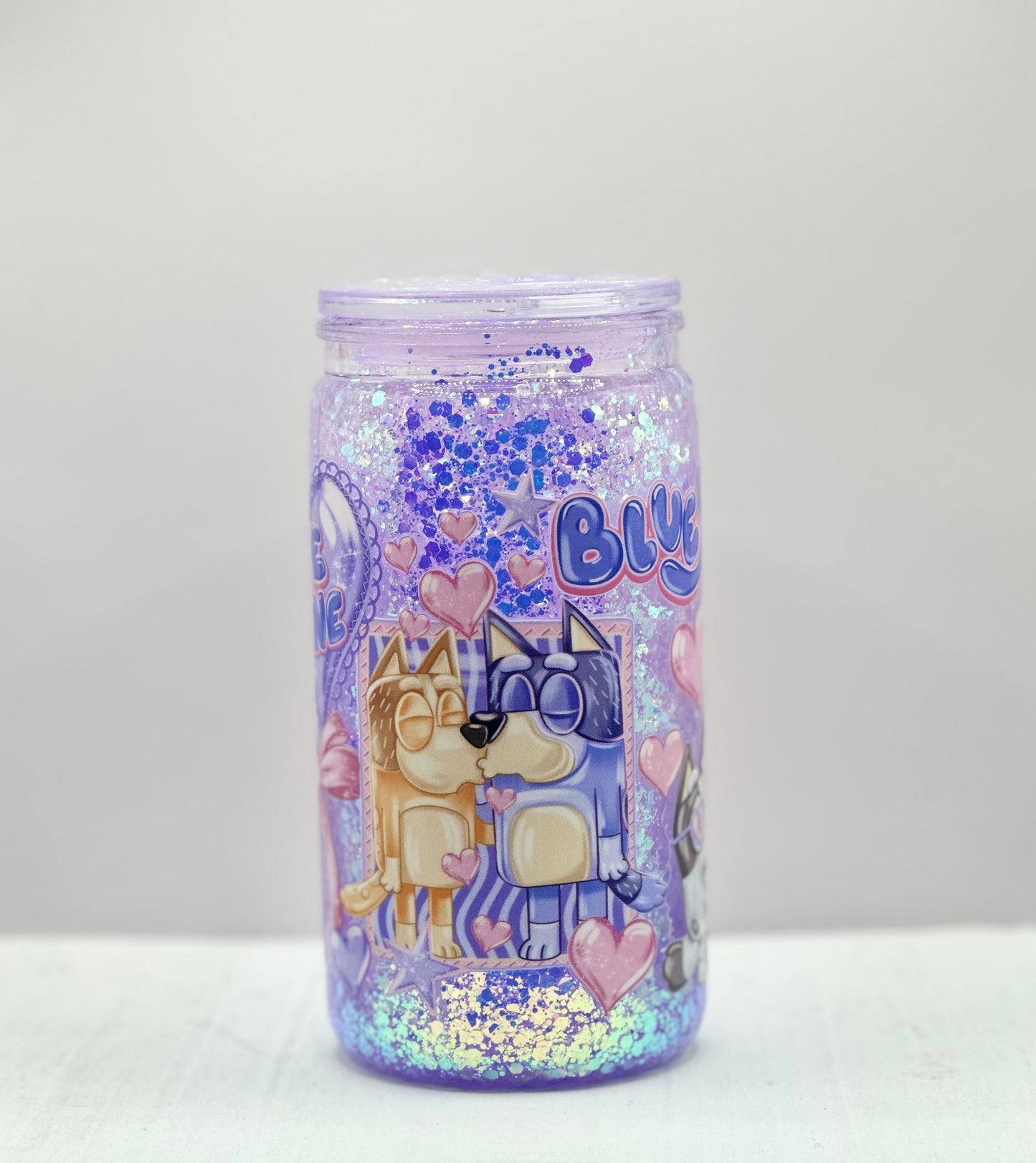 Blue Dog Acrylic Cup w/ Lid