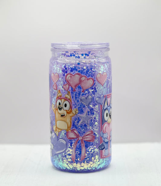 Blue Dog Acrylic Cup w/ Lid