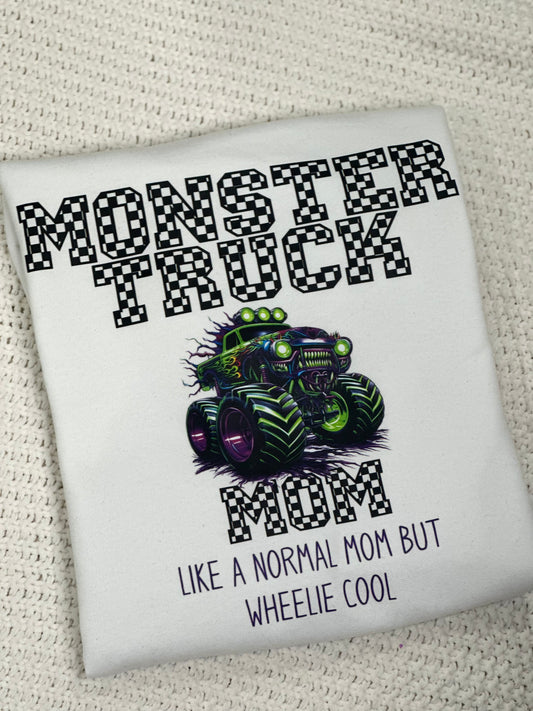 Monster Truck Mom Crewneck Sweatshirt