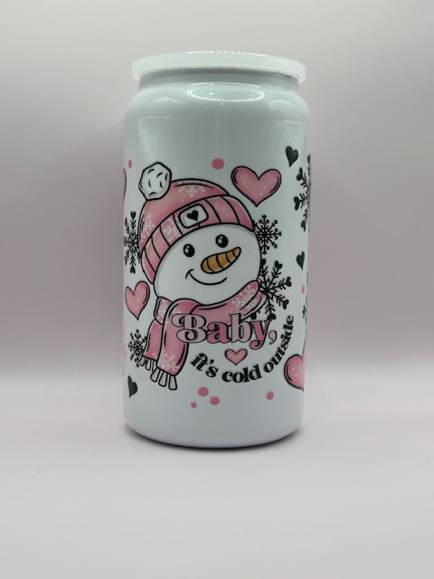 Baby, It’s Cold Outside Stainless Steel Cup w/ Lid