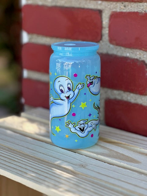 Friendly Ghosts Acrylic Cup w/ Lid
