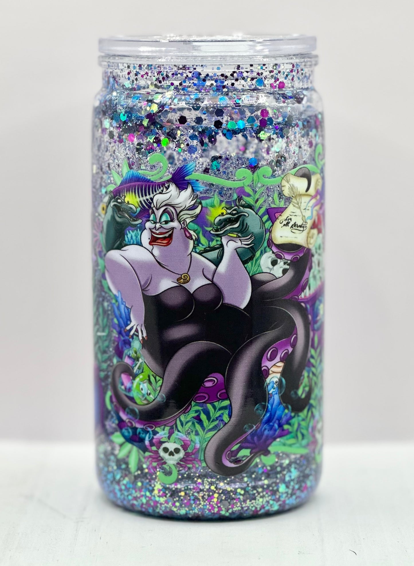 Unfortunate Souls Snow Globe Cup w/ Lid