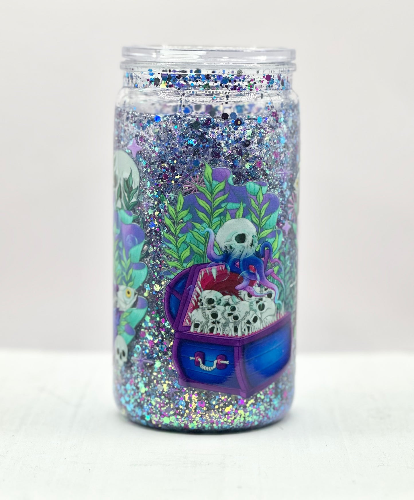Unfortunate Souls Snow Globe Cup w/ Lid