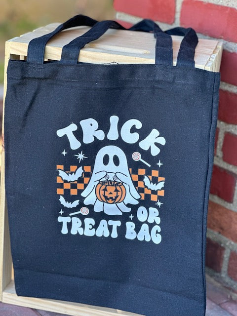 Ghost Trick-or-Treat Tote