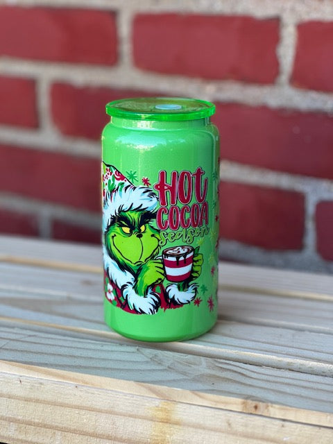 Grinch Hot Cocoa Season Stainless Steel Can Cup