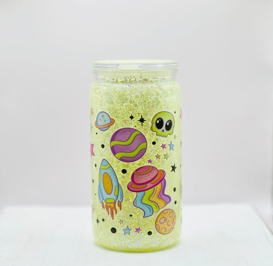 Alien Invasion Acrylic Cup w/ Lid