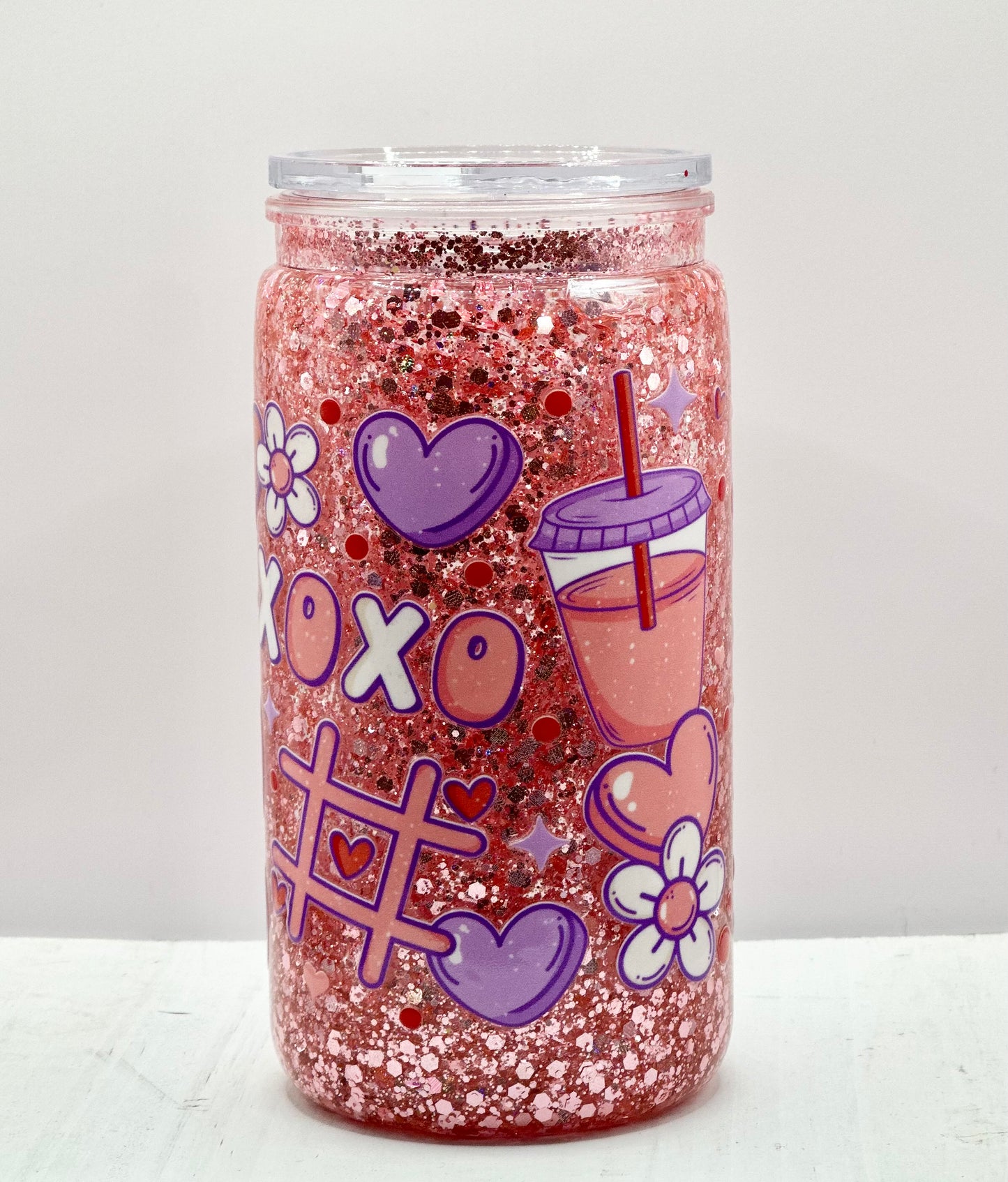 XOXO Acrylic Cup w/ Lid