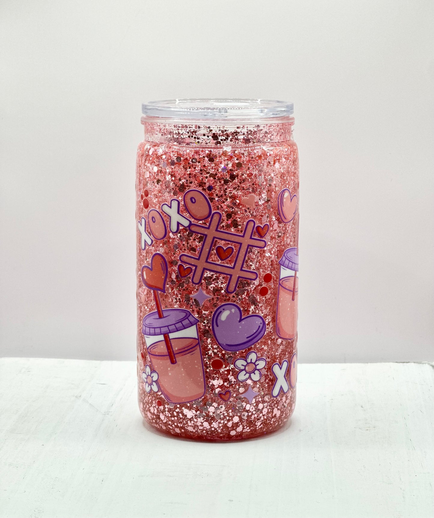 XOXO Acrylic Cup w/ Lid