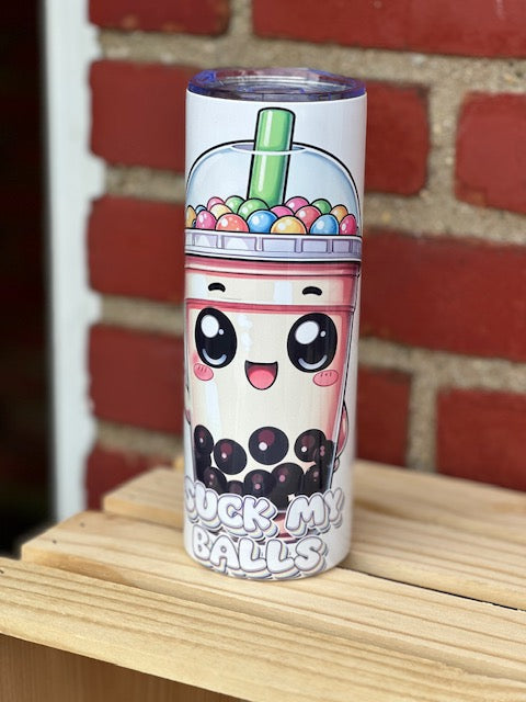 'Suck My Balls' Sublimation Tumbler